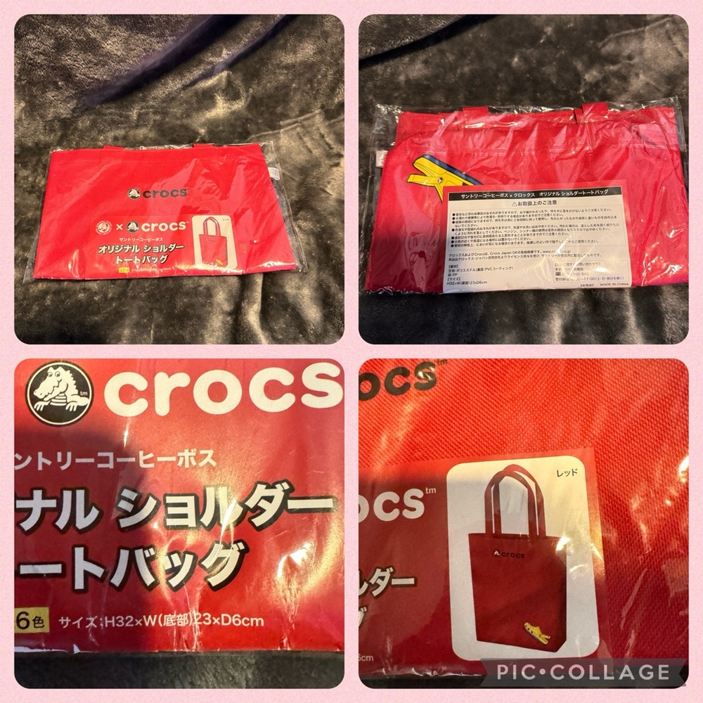 Crocs tote bags